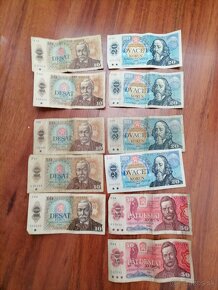 Bankovky 10, 20,50 KČS--cena 10eur/kus - 3