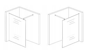 Sprchová stena Veldman 100x195 cm - 3