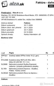 Grafický tablet XPPen artist 16 (gen 2) - 3