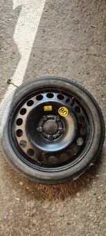 Dojazdové koleso Opel 5×110 R16 – stará pneumatika DOT 1006 - 3