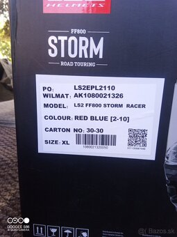 Moto prilba LS2 FF 800 STORM RACER XL - 3