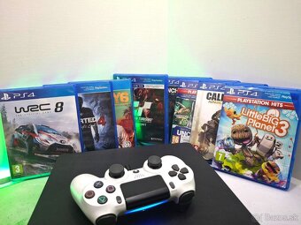 🎮 PlayStation® 4 SLIM 500GB + ovládač + hry + kábel - 3