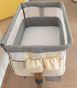 Cestovna postieľka Lionelo Leonie Beige Sand Grey - 3