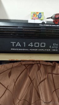 Predám koncový kvalitný zosilňovač the t.amp TA 1400 MK-X - 3