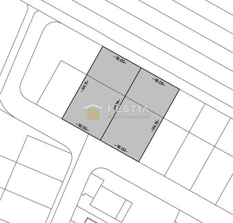 REZERVOVANÉ 2 stavebné pozemky 614 m2 v novo-vybudovanej lok - 3