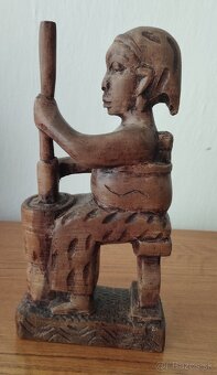 Africká drevená soška - 3