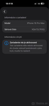 NOVÝ iPhone 16 Pro max 256 GB Púšťný titán - 3