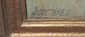 Olejomaľba na plátne- Mesto. - 3