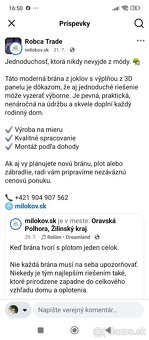 Zábradlia brány a ploty - 3