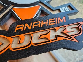 Anaheim DUCKS 3D drevený obraz - 3