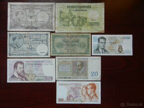 Bankovky Francuzko,Švajčiarsko a iné - 3
