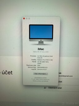 Predám 27” retina iMac 2019 - 3