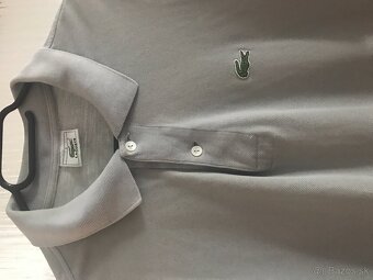 LACOSTE originál sive pánske polotricko XL - 3
