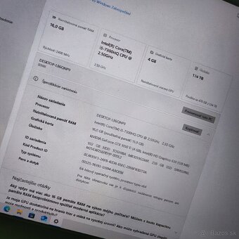 Predám herný notebook Lenovo legion y520 - 3