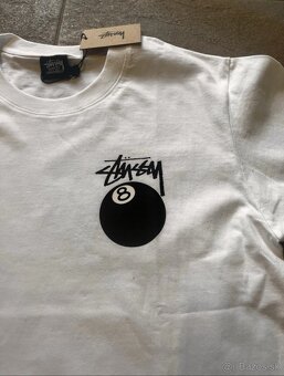 Nike Stussy White 8 Ball T-Shirt Small - 3