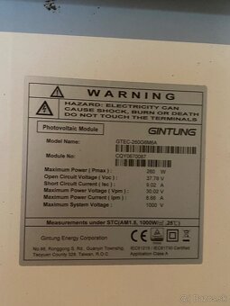 Fotovoltaicke panely, solarne panely 260W - 3