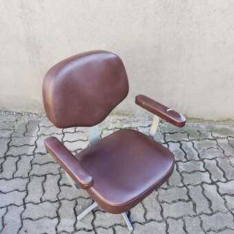 Retro Barber otocne kreslo kadernicke 1960 Vintage - 3