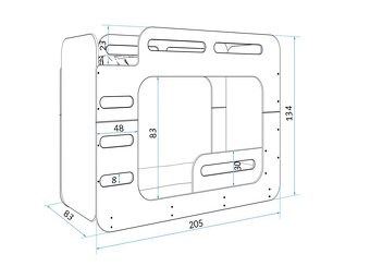 Detska poschodova postel - 3