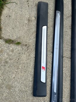 Sline prahové lišty Audi a6 c6 - 3