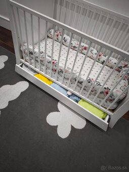 Detská postieľka s úložným priestorom - 3