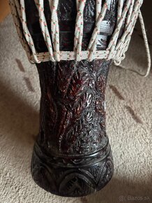 djembe dovezené z Indie priemer 22cm a výška 46 cm - 3