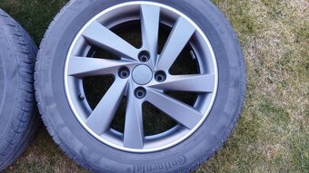SADA ALU DISKOV 4X100 PNEU.185/55R15 LETNE SKODA SEAT VW - 3