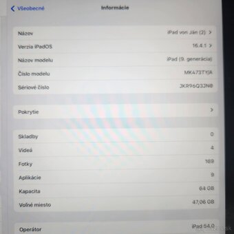 Predám iPad 9. generácie – 64 GB, Space Grey - 3