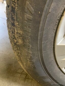 Nissan Navara,Pathfinder alu kola+zimní pneu R17 - 3
