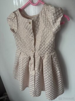 Zlaté spoločenské šaty pre malé princezné v.92 CoolClub - 3