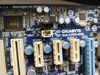 doska Gigabyte GA-770T-D3L + AMD II X4 640+ 4GB RAM - 3