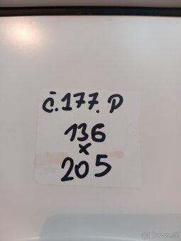 Plastové dvere č.177.  136x205cm.P - 3