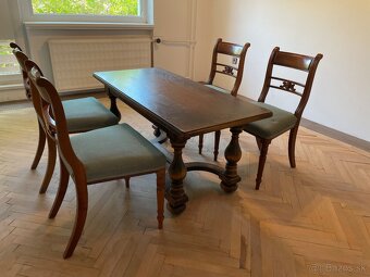 Starožitný jedálenský set v TOP stave - 3