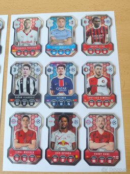 Chrome shield topps match attax 24/25 kartičky celý set 1-18 - 3
