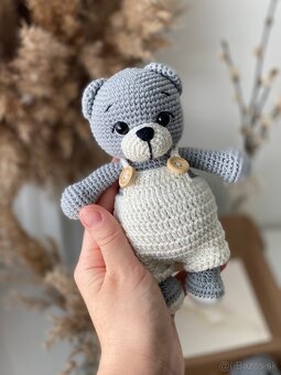 Set pre bábätko: Háčkovaná hračka a hryzátko - 3