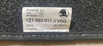 - - - 4ks látkové koberce / rohože Škoda Octavia 2 - - - - 3