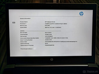 notebook HP ProBook 450 G5 Core i7-8550u na ND /ND68/ - 3