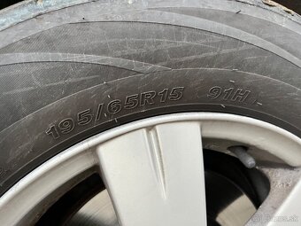 disky s letnými pneumatikami 5x112 R15 alu disky elektrony - 3