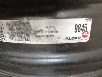 Plechové disky 5x112 r16 VW Sharan - 3