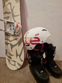 Predam snowboard Radical 150cm, viazanie, topanky, prilba - 3