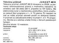 TV JUNOSŤ 402B (ЮНОСТЬ 402) - 3