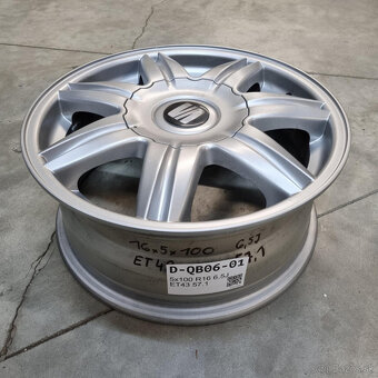 Hliníkové Seat disky 5x100 R16 6,5J ET43 - 3