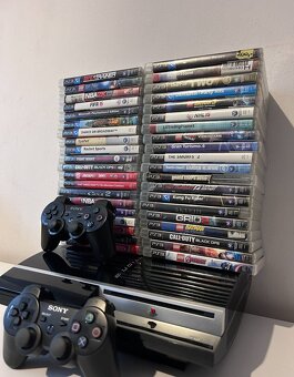 Herná konzola - Sony PlayStation 3 + 2x Ovládač + kopu hier - 3