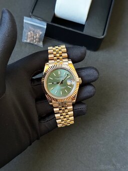 Seiko mod Datejust Green Rose - 3