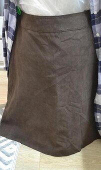 Parádna semišová sukňa S/M Zn.HaM - 3