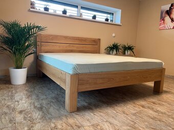 Dubová posteľ z masívu - 3