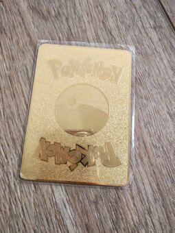 Kovové Pokémon karty - 3