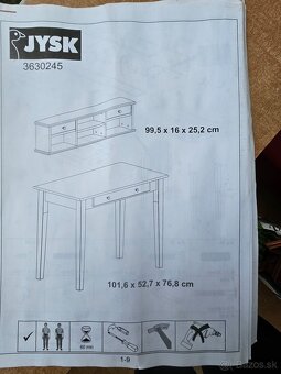 Jysk písací stôl - 3