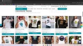 Predám eshop + tlačiarne na výrobu tričiek s potlačou - 3
