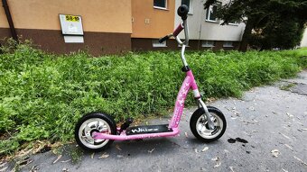 Dievčenská kolobežka s hrubými kolesami - 3
