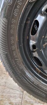 Predam 4x175/70 r14 Nokian, plechové disky 5x100r14,Skoda VW - 3